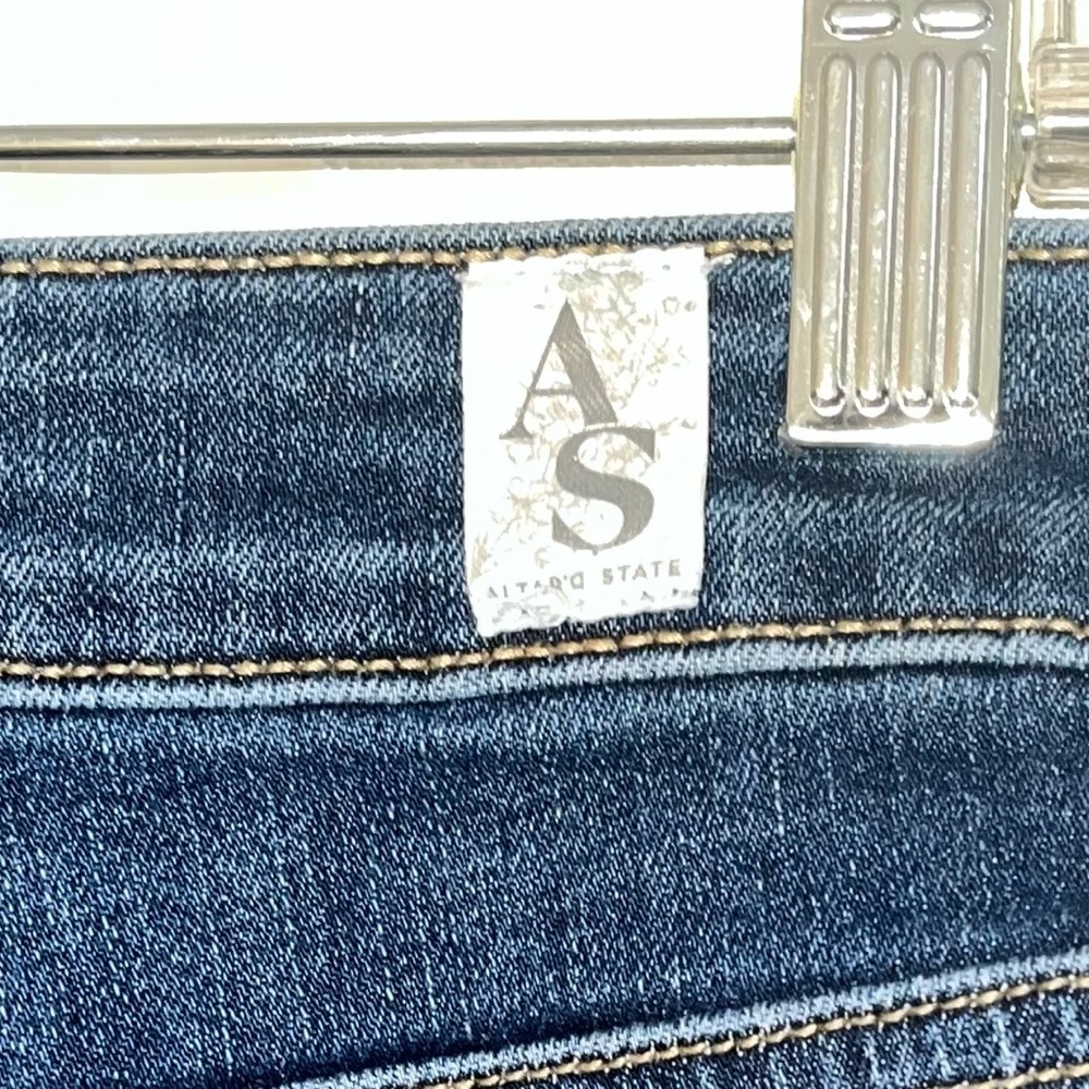 Altar’d State High Rise Women’s Flare Jeans Medium Wash Boho Retro Size 30 - Picture 6 of 10